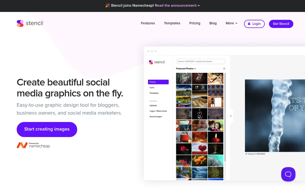 Stencil UI screenshot
