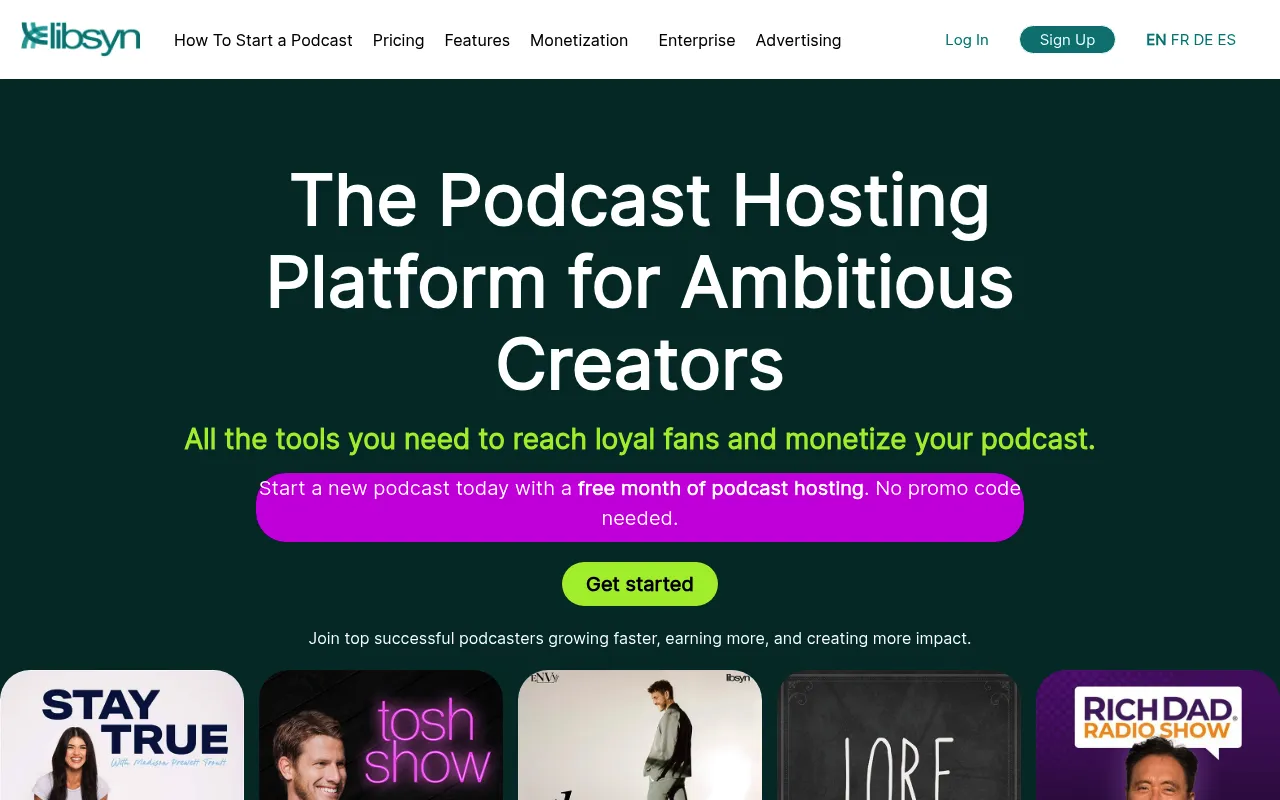 Podcast Hosting Dashboard 11