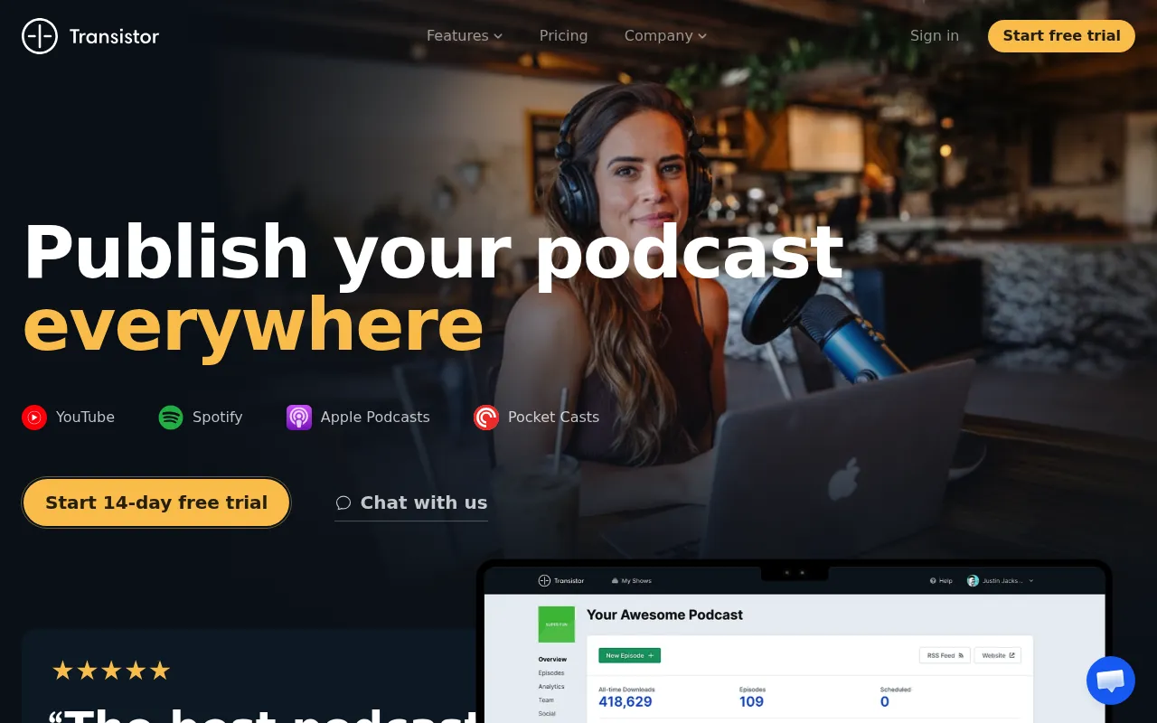 Podcast Hosting Dashboard 2