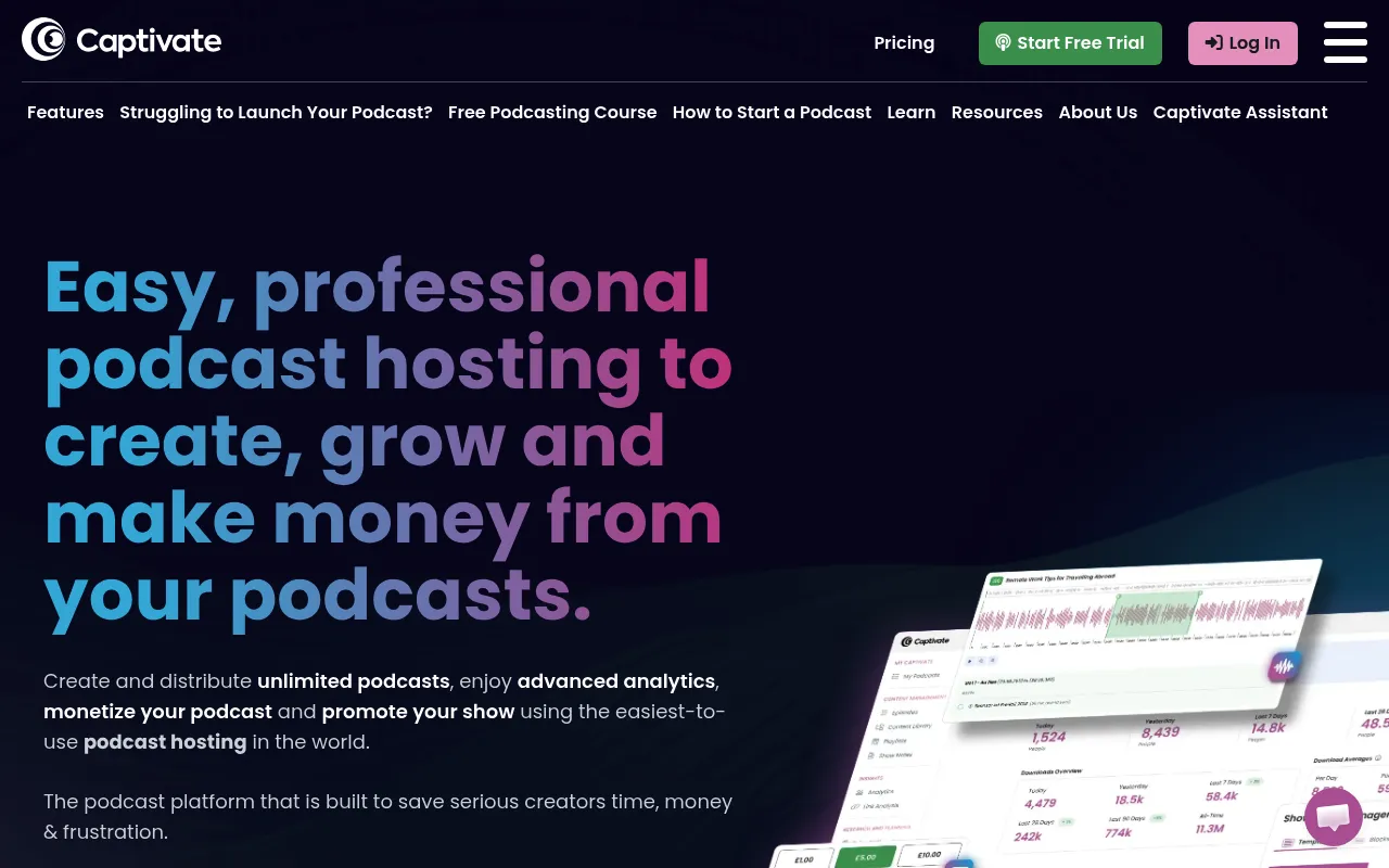 Podcast Hosting Dashboard 4