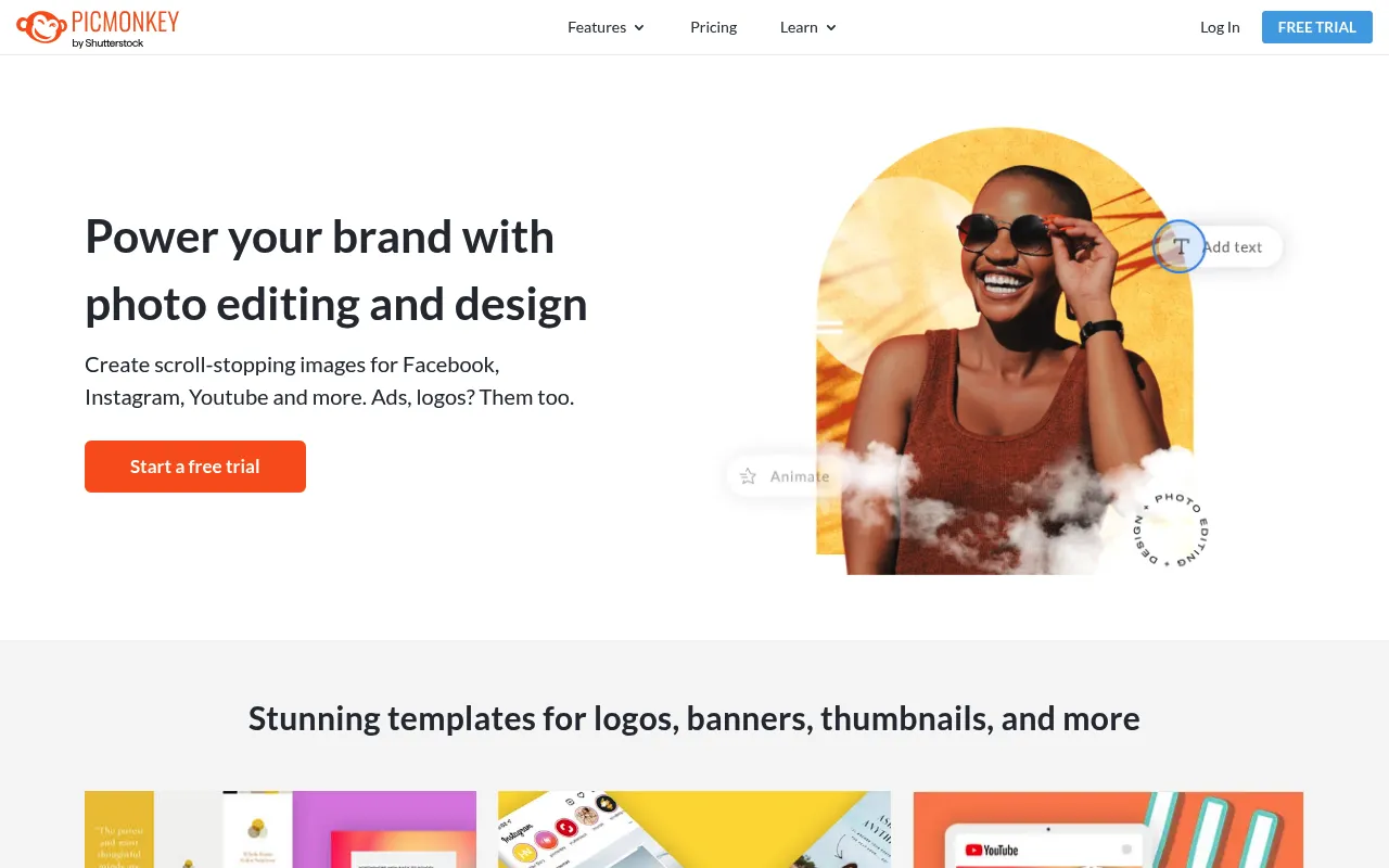 PicMonkey UI screenshot